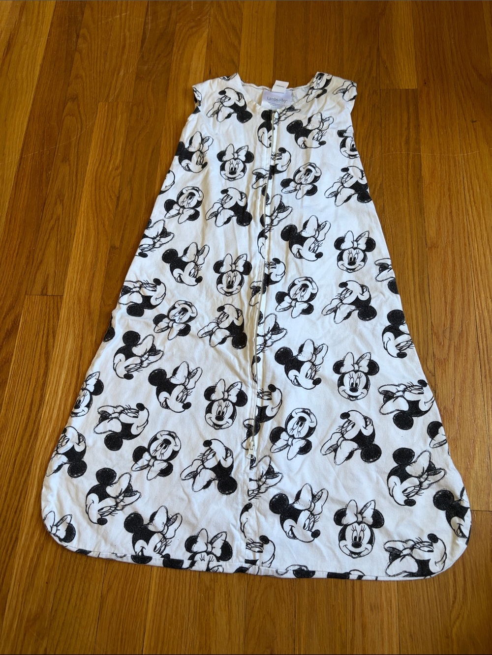 Disney Black & White Minnie Mouse Sleep Sack